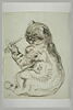 Un chat écrivant au pinceau la date 1831, image 2/2